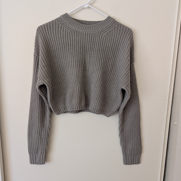 Elodie Sweaters - Elodie Womens 8 Gray Sweater NWT Minimalist Neutral Indie Boho Cottage Basic